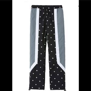 X-Girl Heart Easy Pants - Japanese Track Pull On - 2 NWT